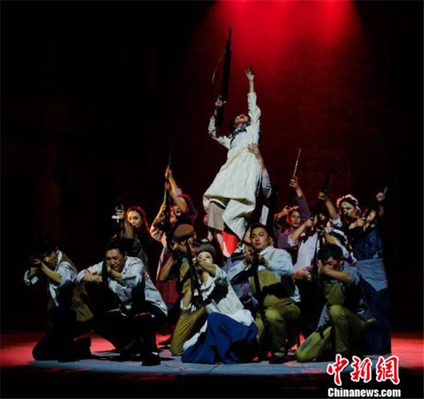 1525769888268097158.jpg stage photo of drama to commerate Karl Marx.jpg