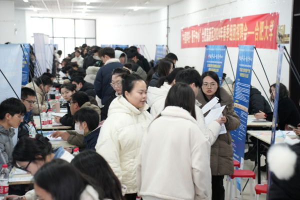 Spring job fair held in Hefei high-tech zone