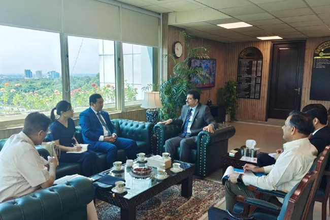 Uzbekistan business delegation visits Zibo