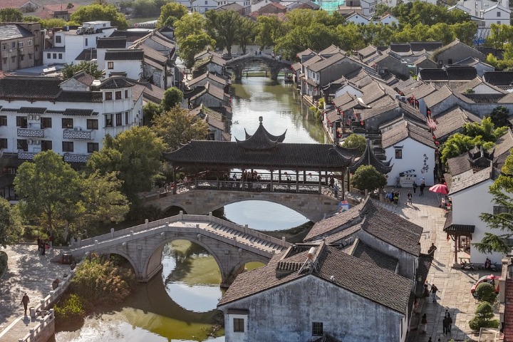 Bacheng Old Street in Kunshan