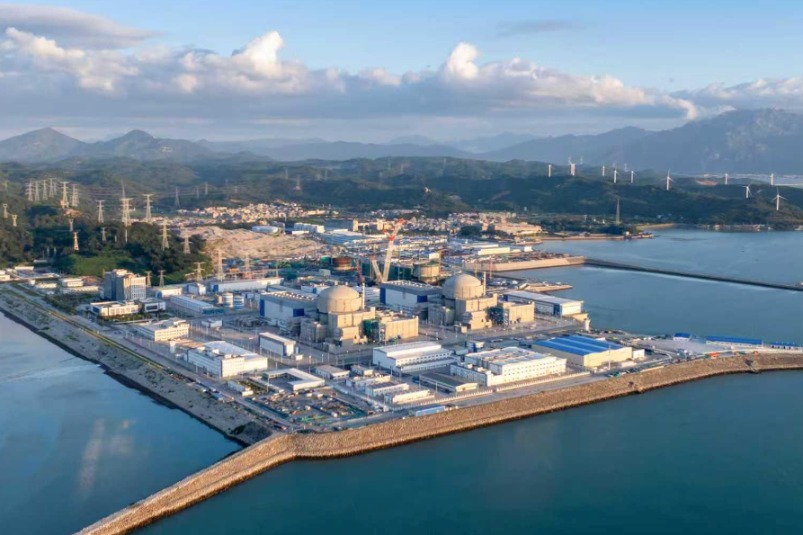 China's nuclear power capacity ranks 1st globally