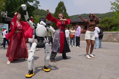A futuristic dance encounter at Nishan Sacred Land