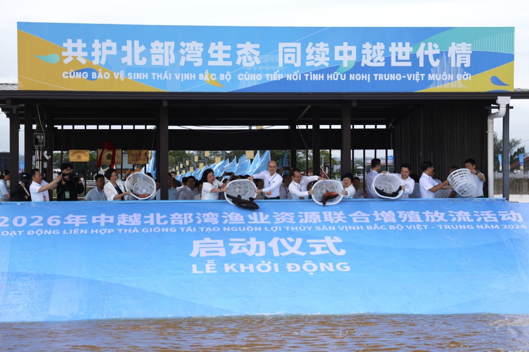 Joint op to boost fish stocks in Beibu Gulf