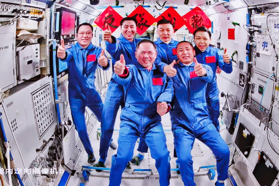 Shenzhou XXIII astronauts enter Tiangong space station