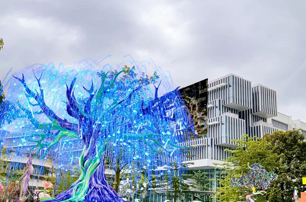 World's 1st large-scale cross-regional MR×AI digital art exhibition debuts in Nansha