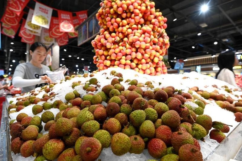 China's CPI up 1.0% in June