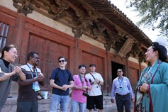 International creators visit Tang Dynasty Foguang Temple in Shanxi