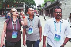 Artists, bloggers explore Shanxi's ancient architecture