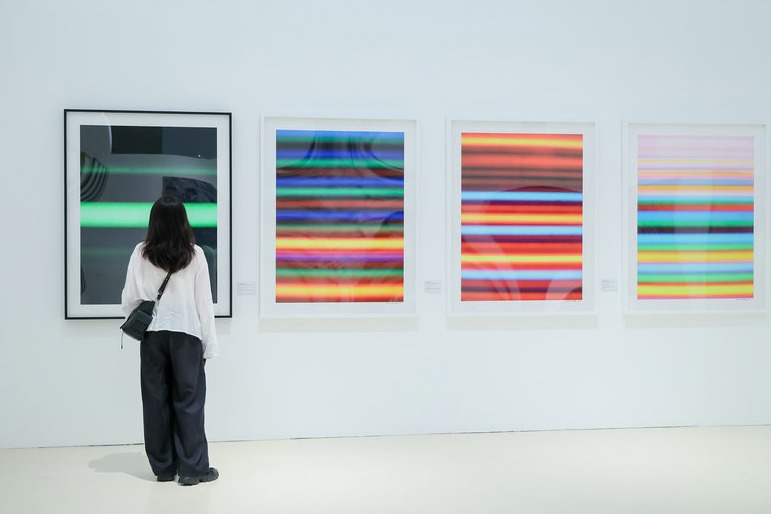 Exploring abstract art through three generations