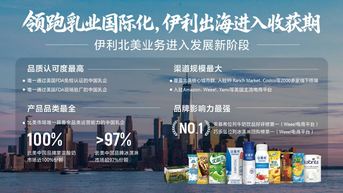 Yili enters new development phase in North American market
