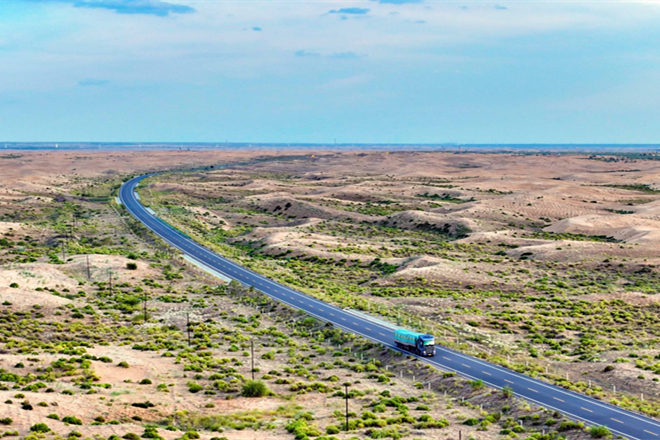 Inner Mongolia's ecological zone demonstrates desert control