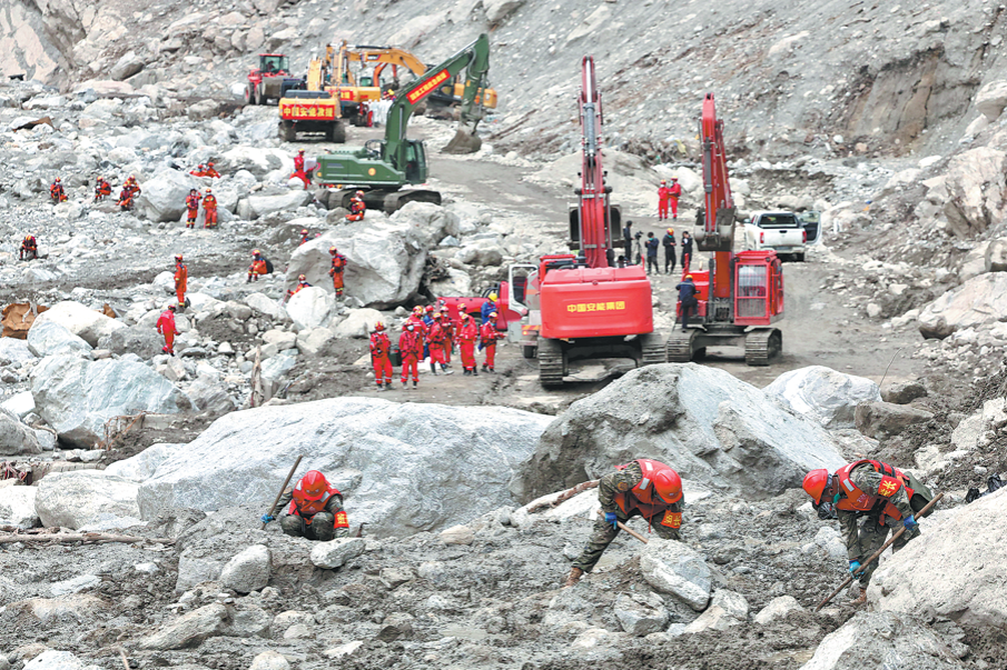 Search ops expand as key route to core disaster area reopened
