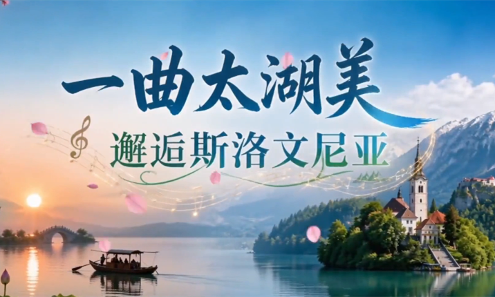 Wuxi Symphony Orchestra musicians deliver flash mob in Slovenia