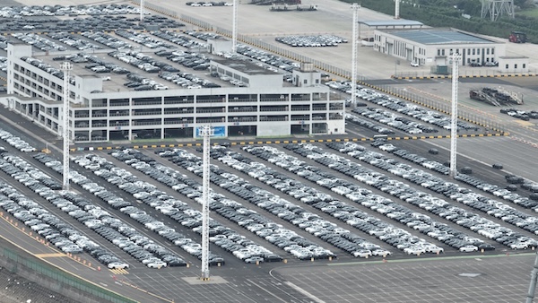Ningbo's NEV exports surge in first seven months