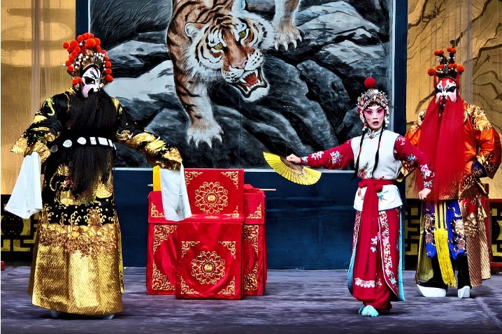 Peking Opera tells the story of a fearless heroine