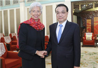 Premier Li meets with IMF managing director