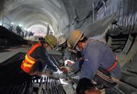 New tunnel of Beijing-Zhangjiakou high-speed line cut through