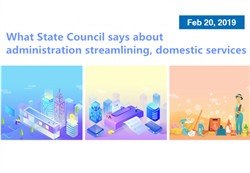 What State Council says about administration streamlining, domestic services