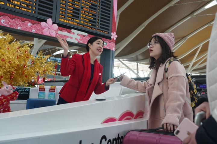 China sees over 12m air trips during Spring Festival holiday