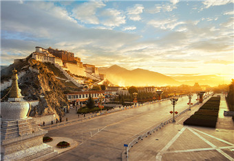 Winter charm of Tibet