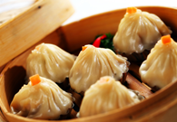 Steamed juicy meat buns