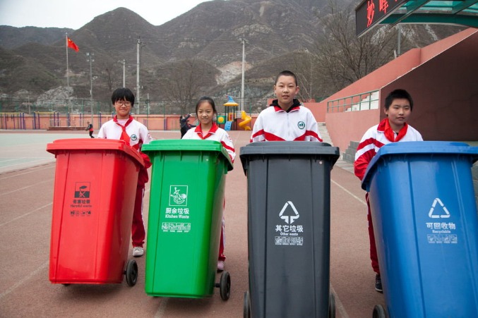 垃圾分类 (lājī fēnlèi): Garbage classification