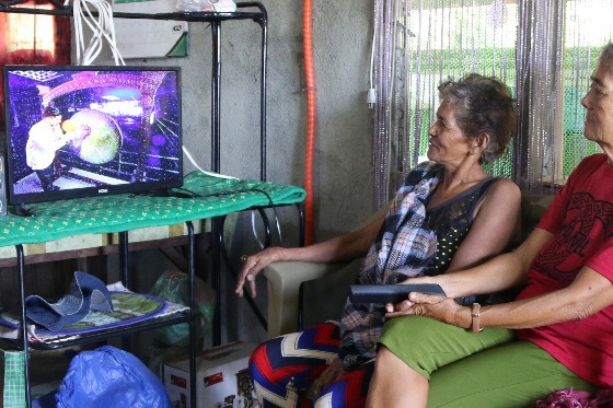 Chinese-backed project brightens Philippine village