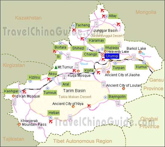 Xinjiang Area Code & Zip Code