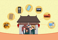 Keeping in touch, a family story