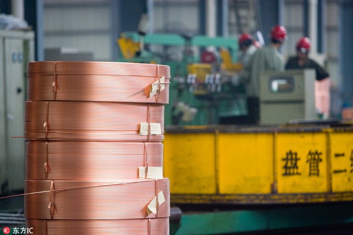 China's non-ferrous metals output grows in Jan-Aug