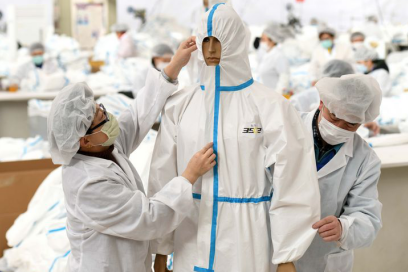 China exports medical supplies to help combat epidemic