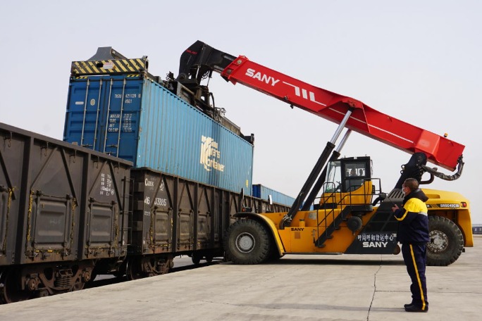 China-Mongolia border port sees over 500 China-Europe freight trains