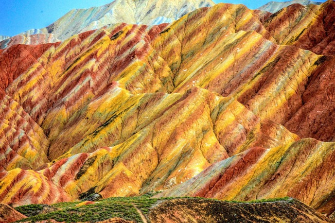 Qicai Danxia Scenic Area, Gansu province