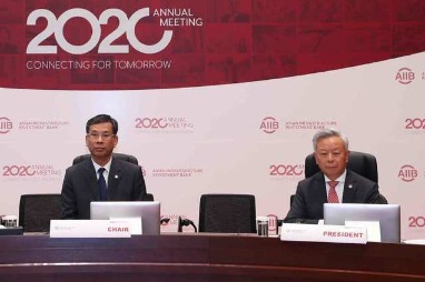 AIIB sets out future plans at annual meeting