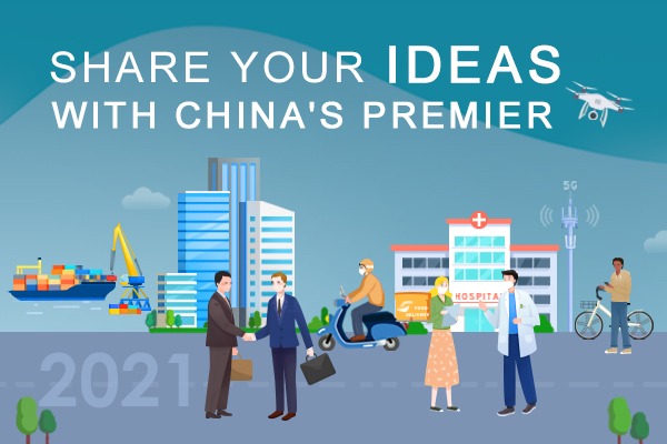 Share your ideas with China's Premier