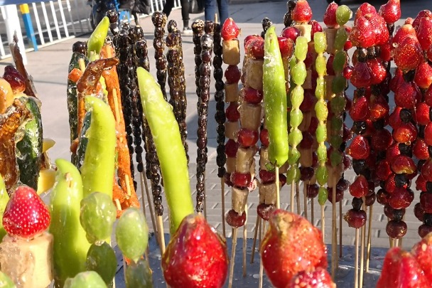 New flavored snacks add to wintertime in Harbin