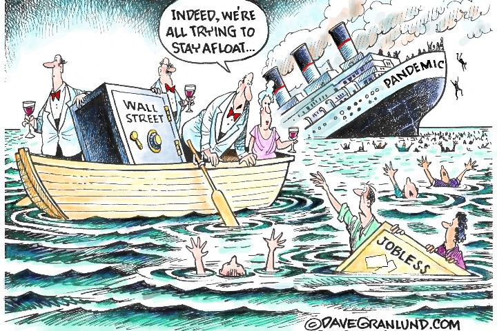 A titanic disaster, but not for Wall Street