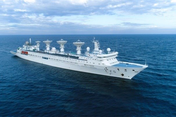 China's space-tracking ship departs on new mission in Pacific