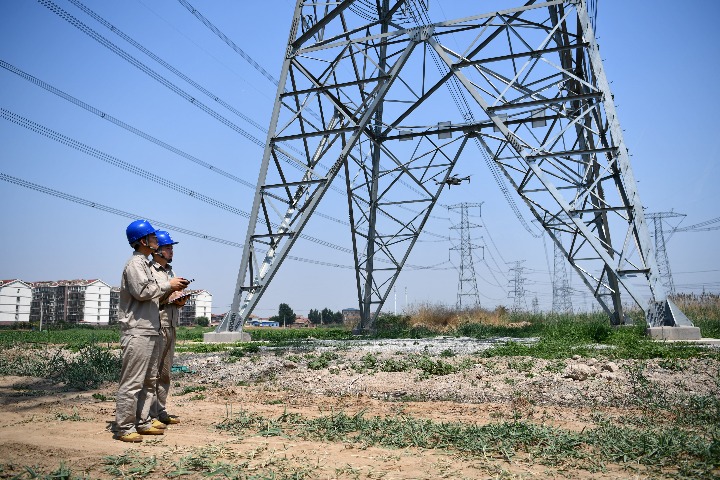 2 smart power towns rise in Tianjin