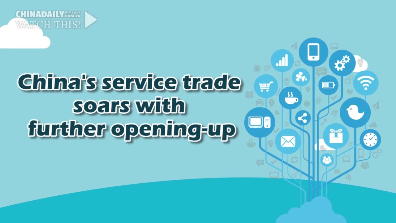 China's service trade soars with further opening-up