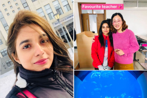 Studying abroad in China fulfills woman's dream