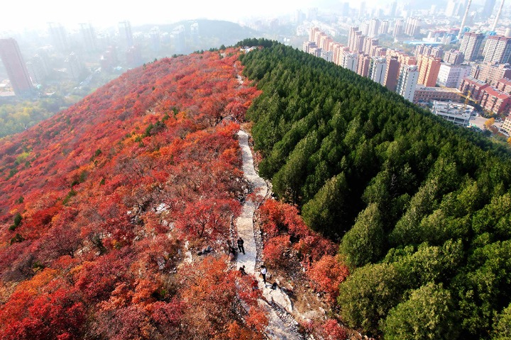 Magical mountain view in E China
