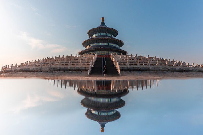 Magnificent views of Temple of Heaven in Beijing