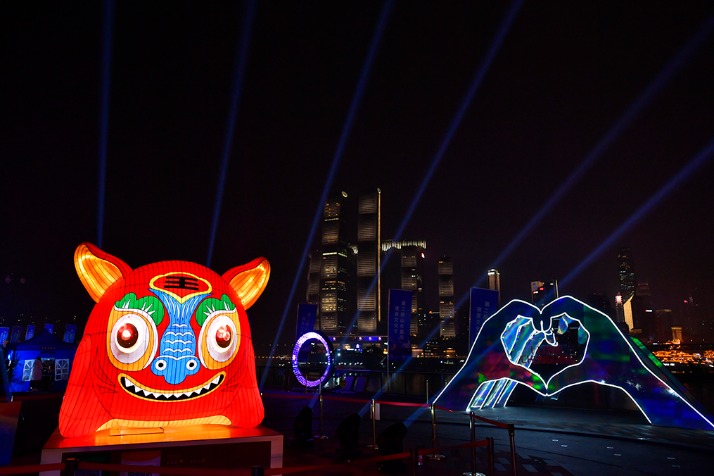 Night cityscape cultural festival kicks off in Chongqing