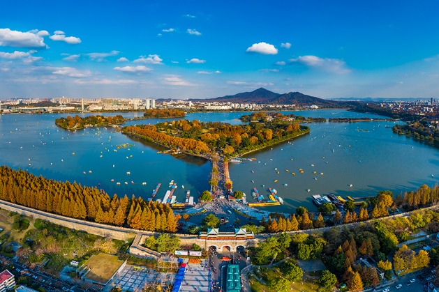 Charming autumn views in East China’s Nanjing