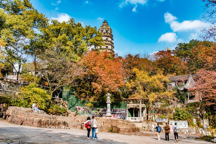 Mountain in winter is one picturesque scenery in E China