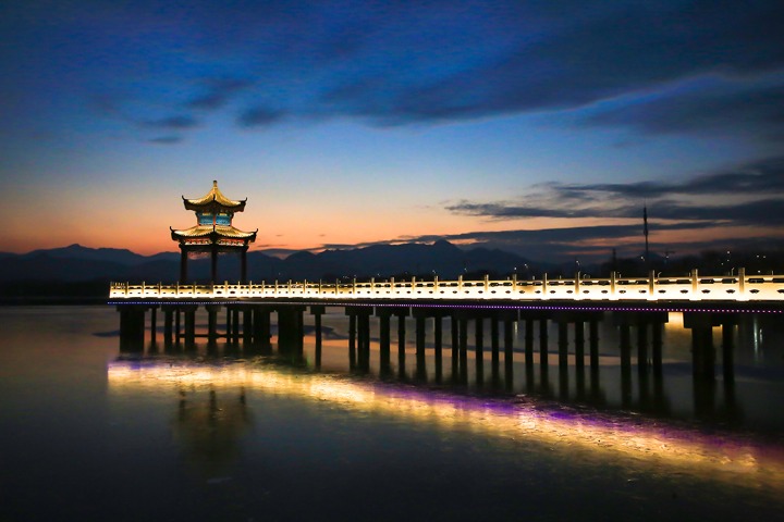 Lovely lakeside views in E China’s Shandong