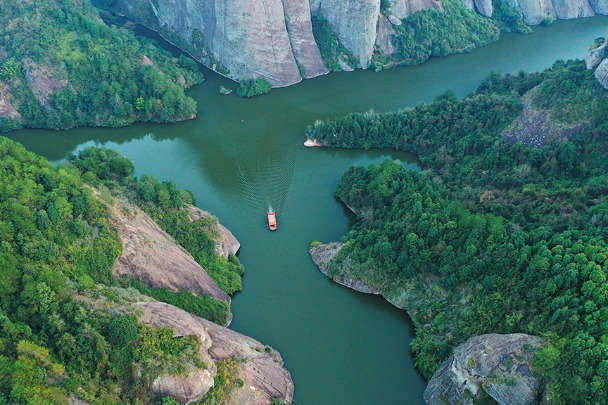 The emerald green water of  E China beckons