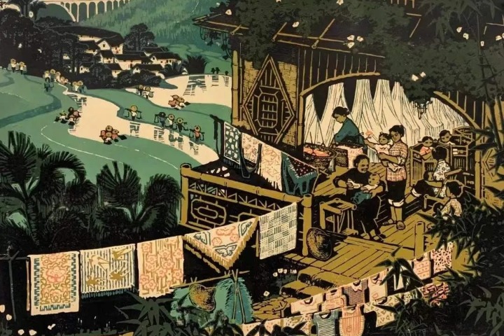 Print of a hundred years on exhibit in Guangdong museum