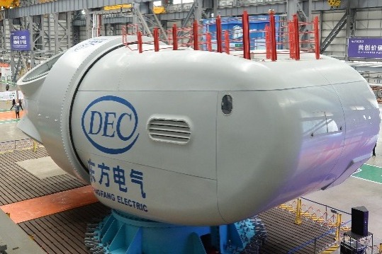 China rolls out independently built typhoon-resistant offshore wind turbine